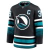 Dresovi San Jose Sharks 2024-25 Fanatics Premium Logan Couture Treći Crno - Muške